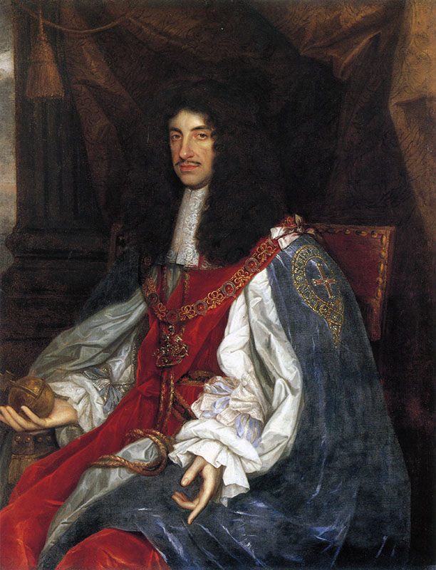 Charles The Second in Garter Robes